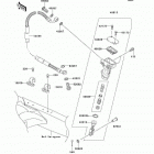 KX250F (KX250-N1) Задний торм цилиндр