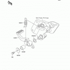 ZZR1200 (ZX1200-C2) Педаль тормоза