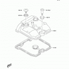 KLX400 (KLX400-B2) CANADA ONLY Крышка головки цилиндров