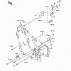 Vulcan 800 Drifter (VN800-E4) Крепление двигателя