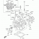 KLX400 (KLX400-A2) CANADA ONLY Головка цилиндра