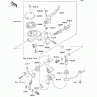 Vulcan 800 Drifter (VN800-E4) Главный тормозной цилиндр,передний