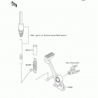 Z1000 (ZR1000-A2) Педаль тормоза