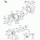 KX250F (KX250-N1) Крышки двигателя