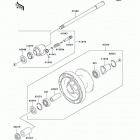 Vulcan 800 Drifter (VN800-E4) Переднее колесо