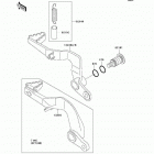 KX65 (KX65-A1) Педаль тормоза