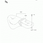 Vulcan 800 Classic (VN800-B5) Сидение