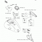 Vulcan 2000 (VN2000-A2) Наклейки предупреждения