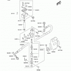 KLX400 (KLX400-A2) CANADA ONLY Задний торм цилиндр