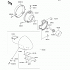 Vulcan 800 Drifter (VN800-E4) Фара