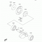 KLX400 (KLX400-A2) CANADA ONLY Балансирный вал