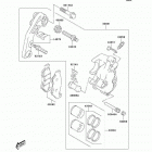 KLX400 (KLX400-B2) CANADA ONLY Передний тормоз