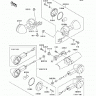 Vulcan 1500 Classic (VN1500-E6) Повторитель сигналов