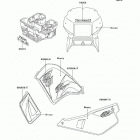 KLR650 (KL650-A17) Decals(green)(a17)