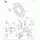 Vulcan 800 Drifter (VN800-E2) Front brake(e1-e3)