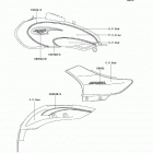 Eliminator 125 (BN125-A6) CANADA ONLY Наклейки (red / gray)