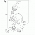 GTO (KH125-M9) Air cleaner(m8 / m9)