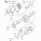Vulcan 800 (VN800-A6) Заднее колесо и цепь