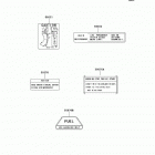 GTO (KH125-M5) Наклейки предупреждения
