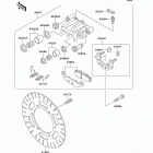 Ninja 500R (EX500-D10) Front brake(d10)