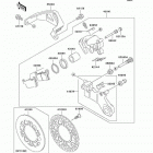 KX500 (KX500-E14) Задний тормоз