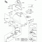 Vulcan 500 LTD (EN500-C8) Топливный бак