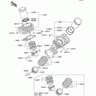 Vulcan 800 (VN800-A6) Цилиндр и поршни