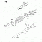 Eliminator 125 (BN125-A7F) Валы и вилки переключения передач