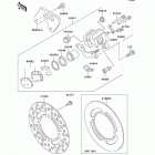 KX100 (KX100-D3) Rear brake(d1-d3)