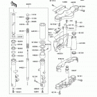 Vulcan 1500 Nomad Fi (VN1500-L2) Передняя вилка