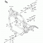 Vulcan 1500 Classic (VN1500-E6) Крепление двигателя