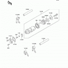 GTO (KH125-M5) Валы и вилки переключения передач