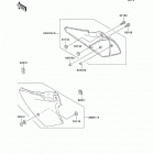 KDX200 (KDX200-H6) Боковые обтекатели