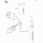 KL250 (KL250-G4) SUPER SHERPA Педаль тормоза