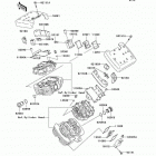 Vulcan 1500 Nomad Fi (VN1500-L2) Крышка головки цилиндров