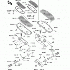 Vulcan 1500 Classic (VN1500-E6) Подножки