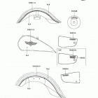 Vulcan 1500 Classic (VN1500-E6) Decals(red)(vn1500-e6)