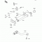 KX500 (KX500-E14) Механизм переключения передач