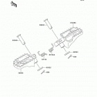 KX250 (KX250-L4) Подножки