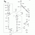 Ninja 500R (EX500-D7) Задний торм цилиндр