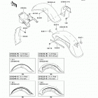 Vulcan 800 Classic (VN800-B7) Fenders(vn800-b6 / b7)