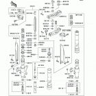 KX500 (KX500-E14) Передняя вилка