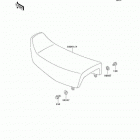 KLR250 (KL250-D17) Сидение