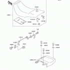 Ninja 500R (EX500-D7) Сидение