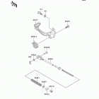 KLR250 (KL250-D17) Педаль тормоза