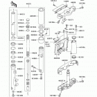 Vulcan 1500 Classic Fi (VN1500-N1) Передняя вилка