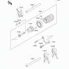 CANADA ONLY (EJ650-A2) Валы и вилки переключения передач