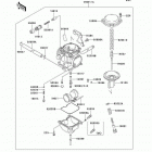 KLR250 (KL250-D17) Карбюратор
