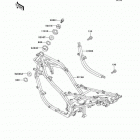 Ninja 500R (EX500-D7) Рама