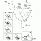 KLR250 (KL250-D17) Топливный бак